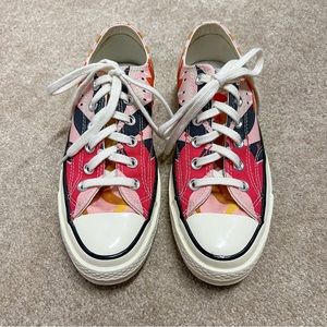 NWOT Converse Chuck 70 Vintage Floral Print Sneakers - Size 7